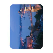 HONGARIJE, Boedapest: Szechenyi (chain) Bridge, 2 Magneet (Verticaal)