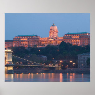 HONGARIJE, Boedapest: Szechenyi (chain) Bridge Poster