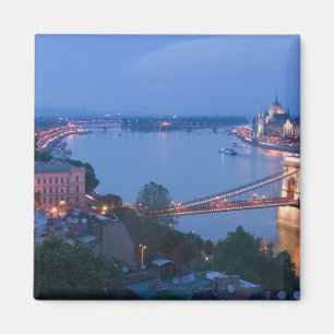 HONGARIJE, Boedapest: Szechenyi (Ketting) Brug, 2 Magneet