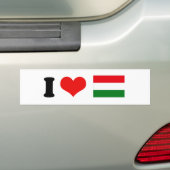 Hongarije Bumpersticker (Op auto)