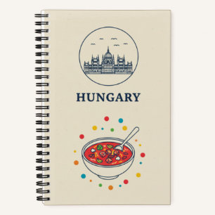 Hongarije Erfgoed & Goulash Soep Fotoarchief Notitieboek