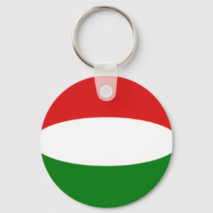 Hongarije Fisheye Flag Sleutelhanger