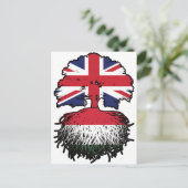 Hongarije Hongaars Brits Verenigd Koninkrijk Briefkaart (Staand voorkant)