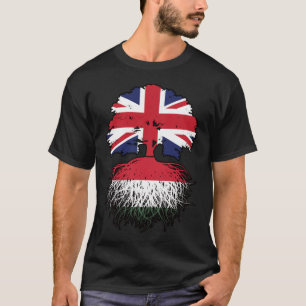 Hongarije Hongaars Brits Verenigd Koninkrijk T-shirt