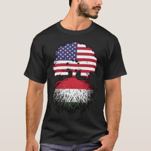 Hongarije Hongaarse Amerikaanse Verenigde Staten T-shirt