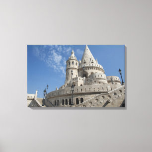 Hongarije, hoofdstad Boedapest. Boeda, Kasteel 2 Canvas Afdruk