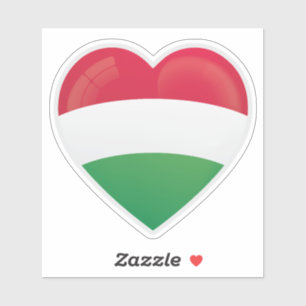Hongarije Liefdesicoon Sticker