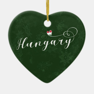 Hongarije Ornament voor hart en kerstbomen