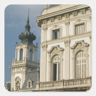 HONGARIJE, regio Balatonmeer, KESZTHELY: Vierkante Sticker