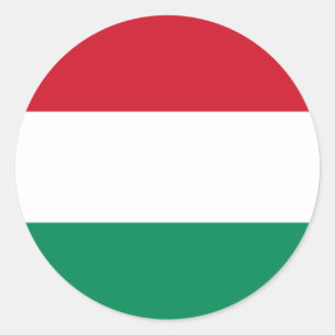 hongarije ronde sticker