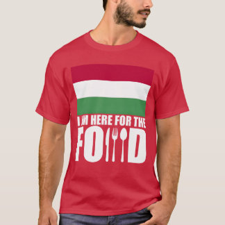 Hongarije souvenir eten reizen vintage t-shirt