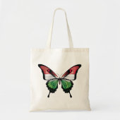 Hongarije Swallowtail Vlinder Vlag Sticker Tote Bag (Voorkant)