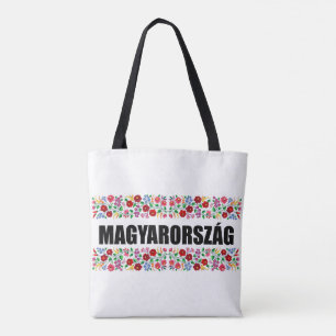 hongarije symbool naam tekst folk modit tradit draagtas