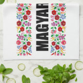 hongarije symbool naam tekst folk modit tradit theedoek (Gevouwen)