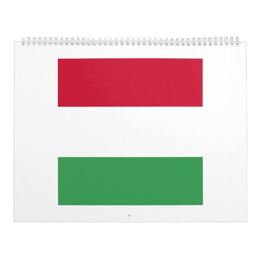 Hongarije vlag Emblem Kalender (Hoes)