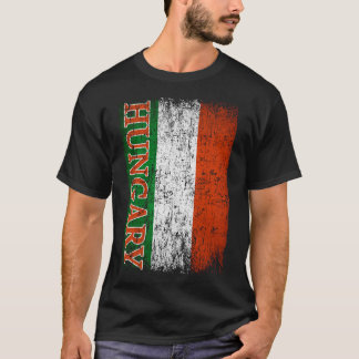 Hongarije Vlag Gift Vrouwen Mannen Kinderen Hongar T-shirt