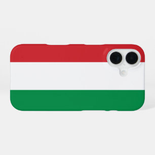 Hongarije Vlag iPhone 16 Hoesje