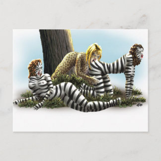 Hongarije voor Zebra Briefkaart
