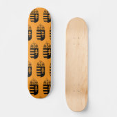 Hongarije Wapen Skateboard (Voorkant)