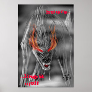 Honger als een wolf poster