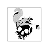 Honger Grijze doodskerrel Rubberstempel (Afrduk)