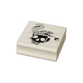 Honger Grijze doodskerrel Rubberstempel (Stempel)