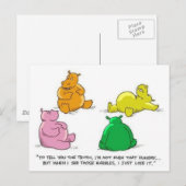 Honger Hippos. -Briefkaart Briefkaart (Voorkant / Achterkant)