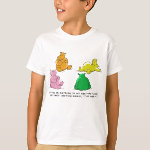 Honger Hippos. - Meisjes Basic T T-shirt