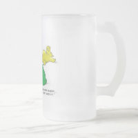 Honger Hippos. - Mok van glas, bevroren!