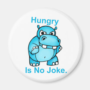 Honger is geen Joke. Hippo Magneet