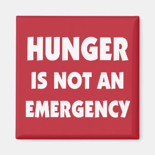 Honger is geen noodvoeding voor gezonde voeding magneet
