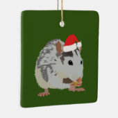 Honger kerstritme keramisch ornament (Rechts)