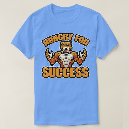 honger naar succes snelste kat Cheetah T-shirt (Design voorkant)