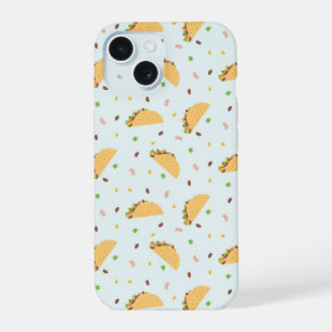 Honger naar taco's patroon iPhone 15 hoesje