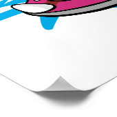 hongerig hippo poster (Hoek)