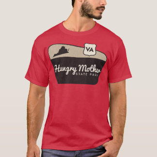 Hongerig Moeder State Park Virginia Welkomstbord T-shirt