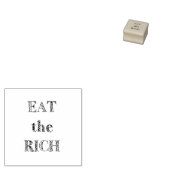 hongerig 	rubberstempel (Gestempeld)