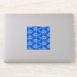 Hongerige Grote Witte Haaien Sticker