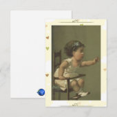 Hongerige peuter bedankkaart (Voorkant / Achterkant)