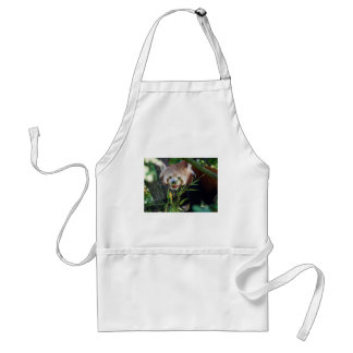 hongerige rode panda standaard schort
