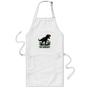Hongerige T-Rex Lang Schort