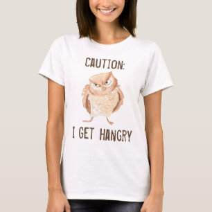 Hongerige Uil Aquarel T-shirt