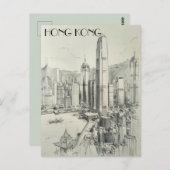 Hongkong Briefkaart (Voorkant / Achterkant)