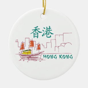 Hongkong Keramisch Ornament