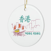 Hongkong Keramisch Ornament (Links)