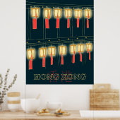 Hongkong Lantern B Poster (Keuken)