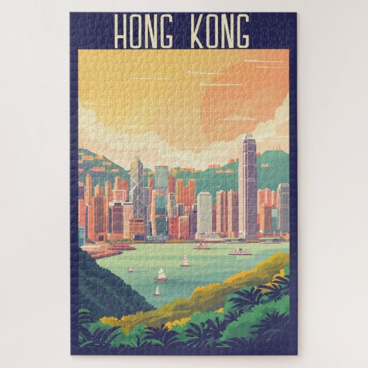Hongkong Legpuzzel (Verticaal)