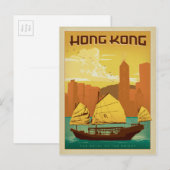 Hongkong | Pearl of the Orient Briefkaart (Voorkant / Achterkant)