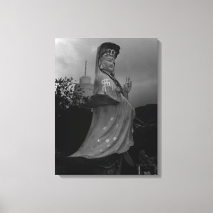 Hongkong Repulse Bay Kwun Yam Statue Canvas Afdruk