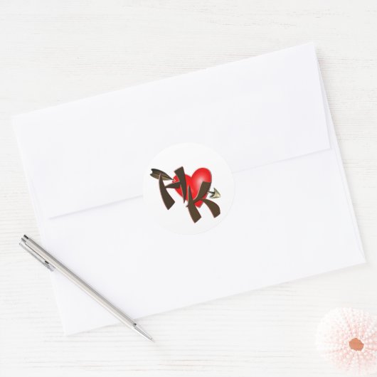 Hongkong Ronde Sticker (Envelop)